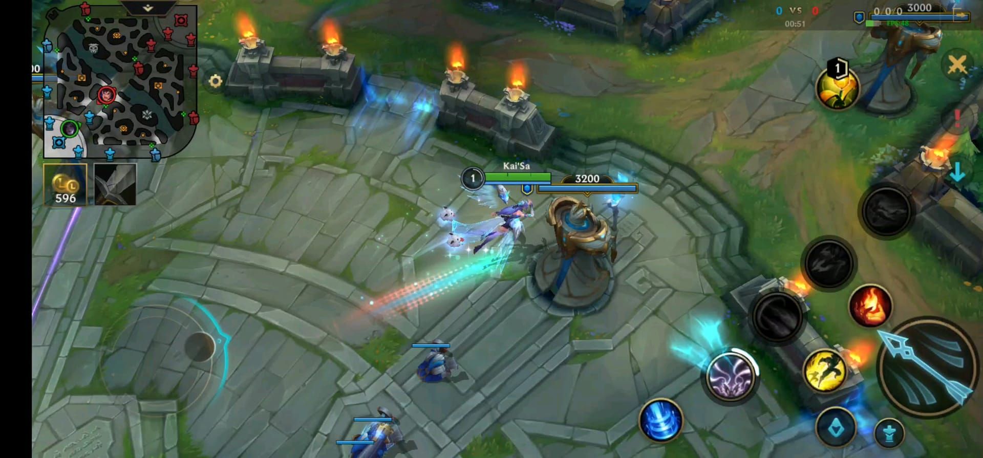 Mobile Legends battlefield view comparison showing different camera zoom levels