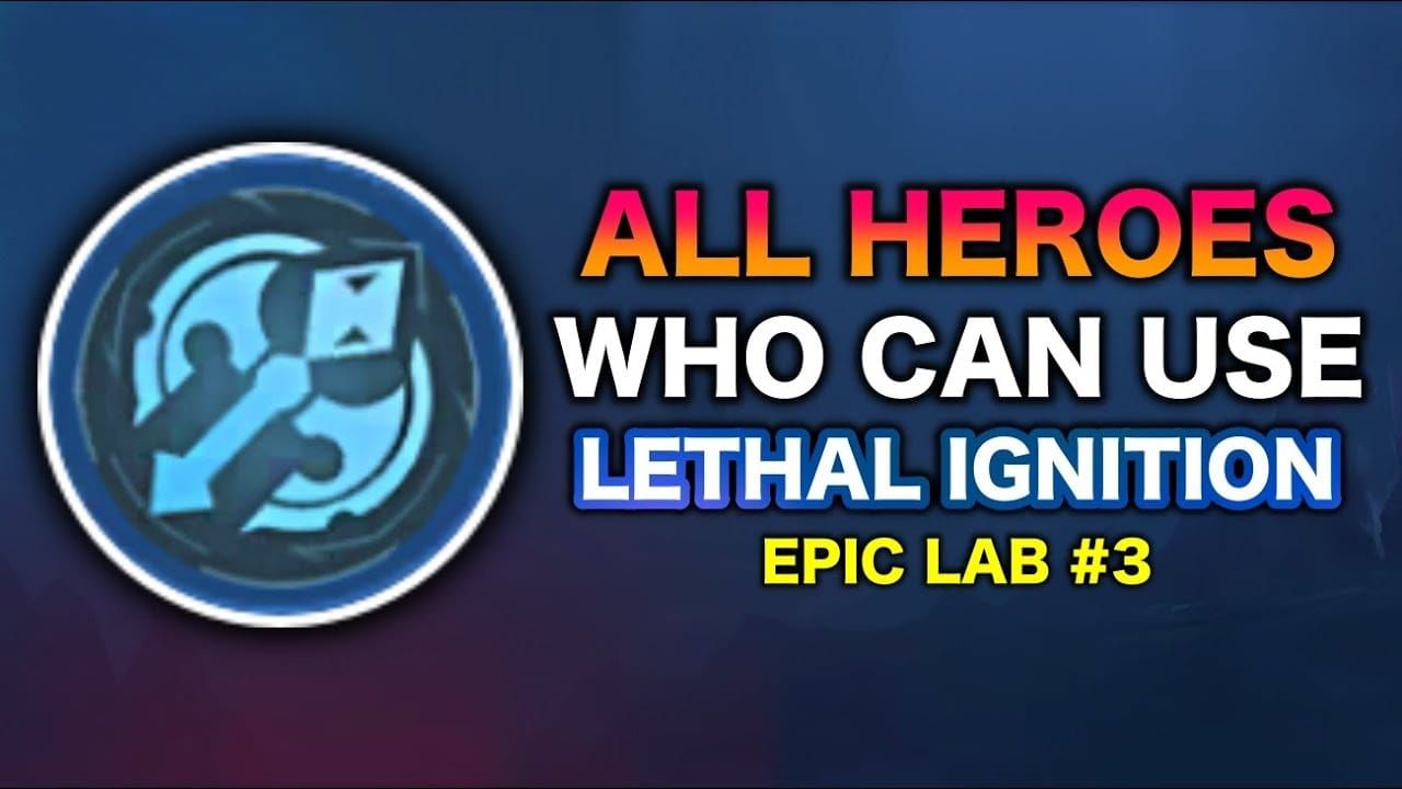 Mage emblem Lethal Ignition talent showing burn damage effect on enemy hero