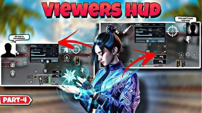 Blood Strike HUD layout customization showing optimized control positioning