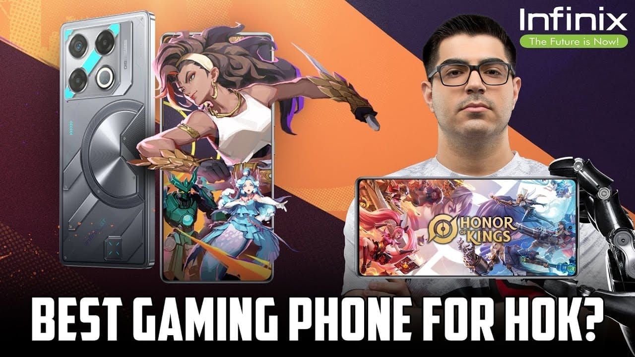 Gaming phones displaying Honor of Kings with FPS counters showing 120 FPS performance