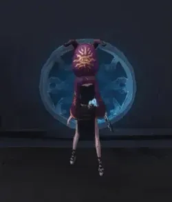 Identity V Priestess portal ability showing team teleportation and hunter stunning effect
