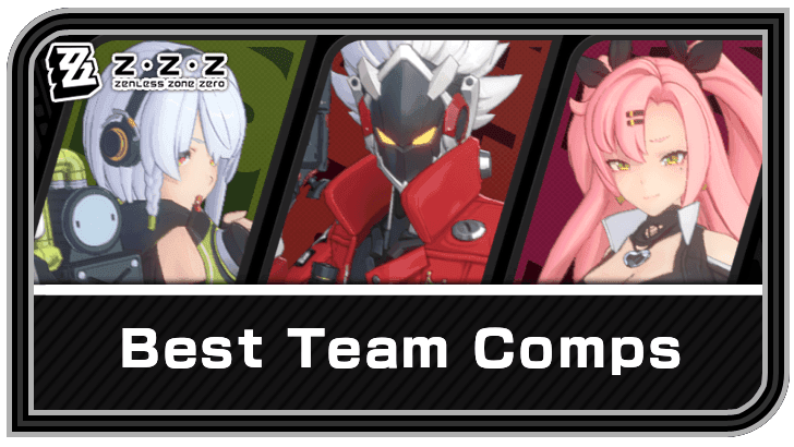Zenless Zone Zero team setup interface displaying optimal character arrangement