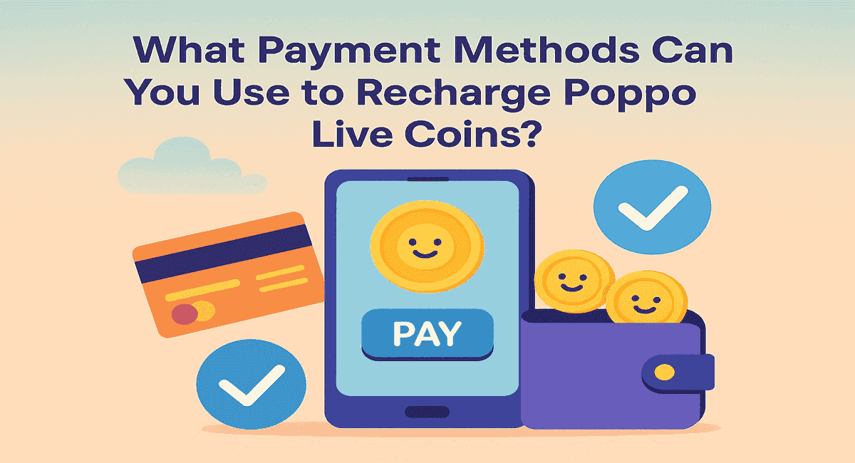 PayNow QR code payment process for Poppo Live coin recharge showing mobile banking integration