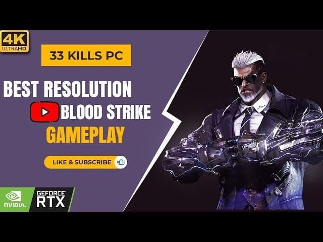 Blood Strike FPS performance chart comparing different resolutions and graphics cards