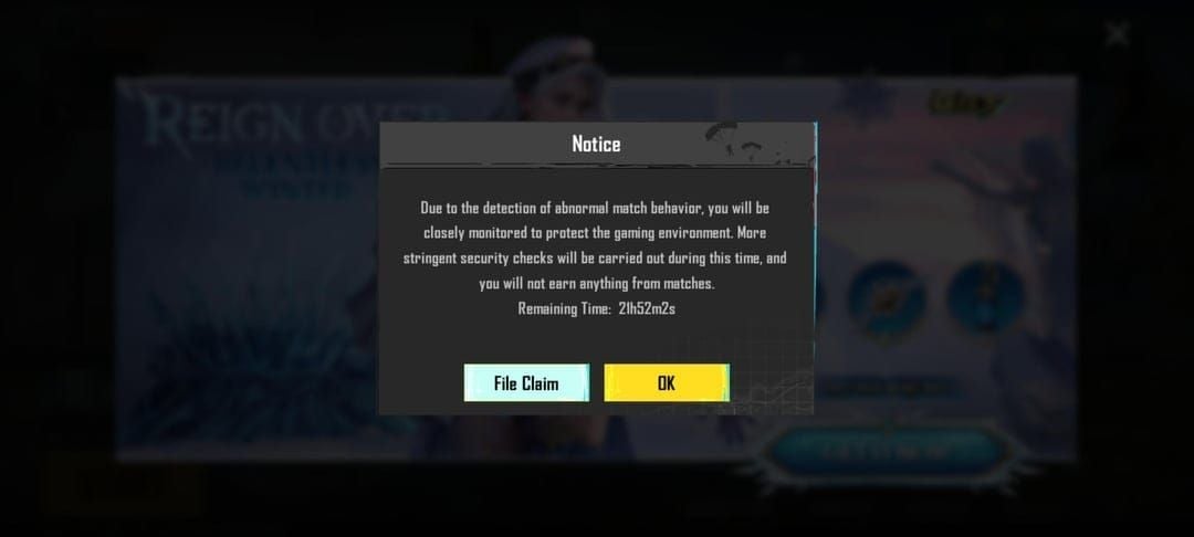 Security warning graphic showing common PUBG Mobile UC purchase scams to avoid