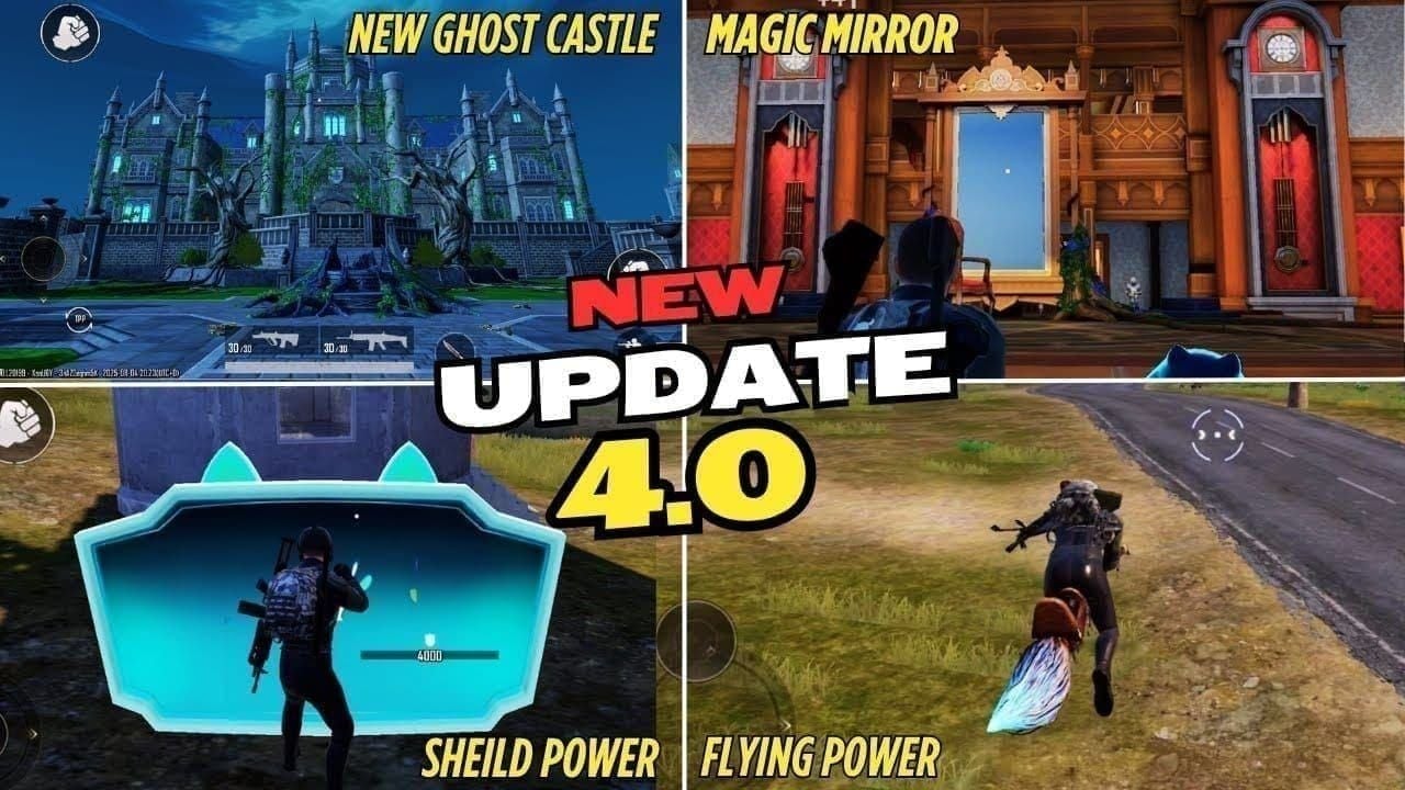 PUBG Mobile magic mirror teleportation portal in Wraithmoor Mansion