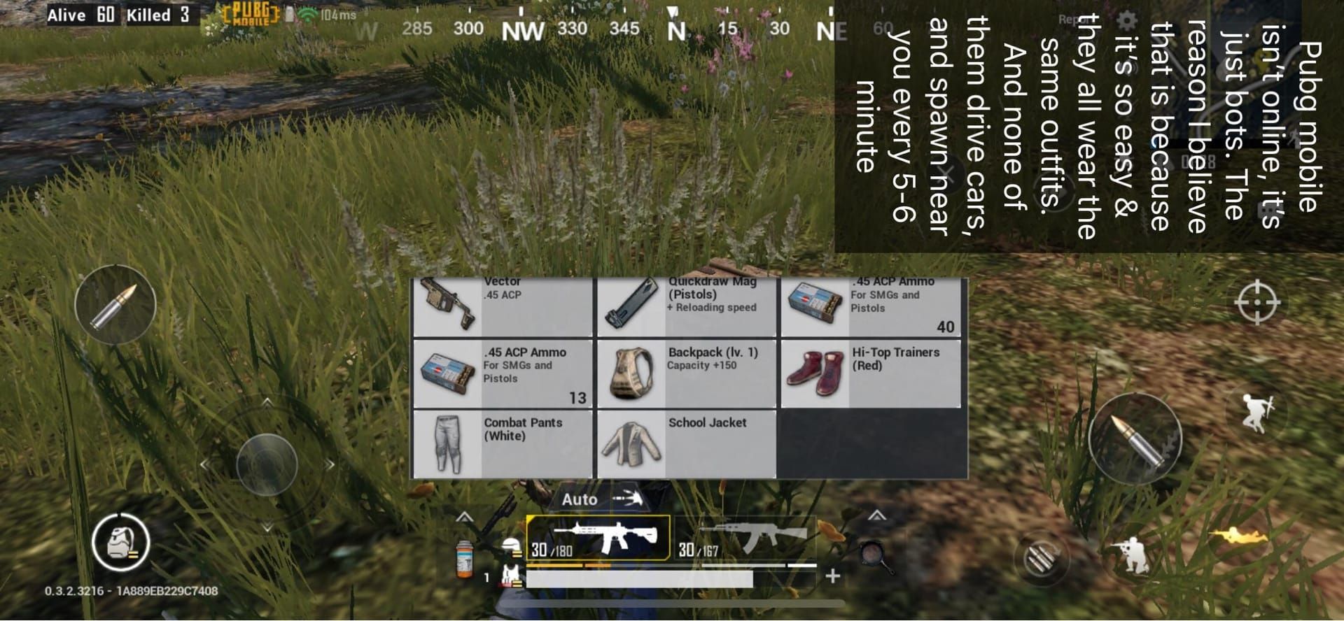 Screenshot of fake PUBG Mobile UC generator with suspicious roulette wheel interface