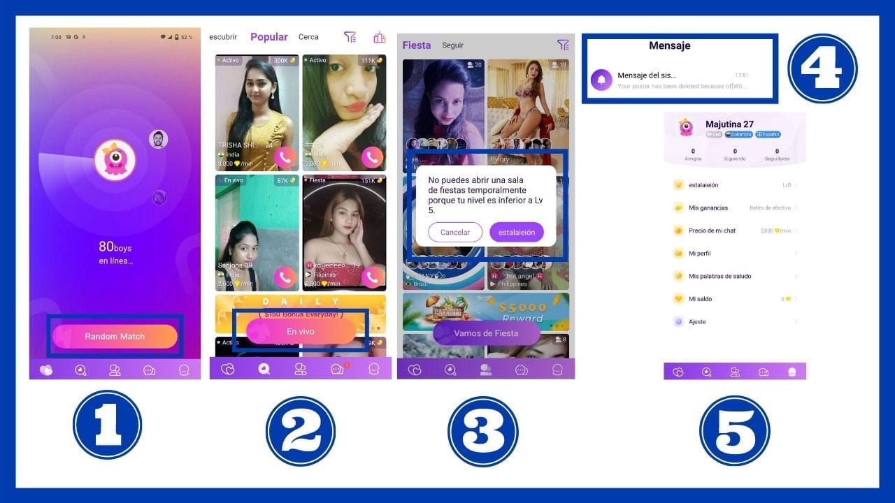 Comparison of good and bad Chamet profile photos showing proper lighting, background, and presentation