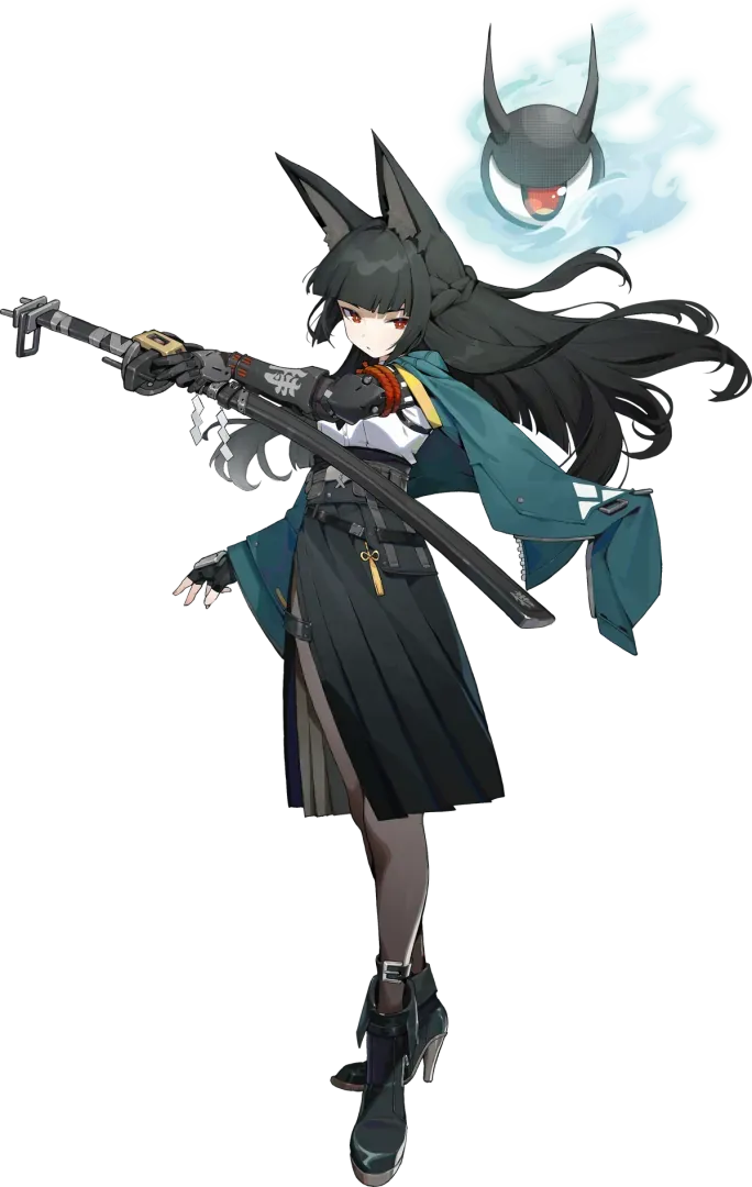 Miyabi character from Zenless Zone Zero in combat stance