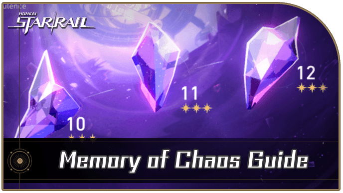 Honkai Star Rail Memory of Chaos interface displaying 12 stages with star ratings