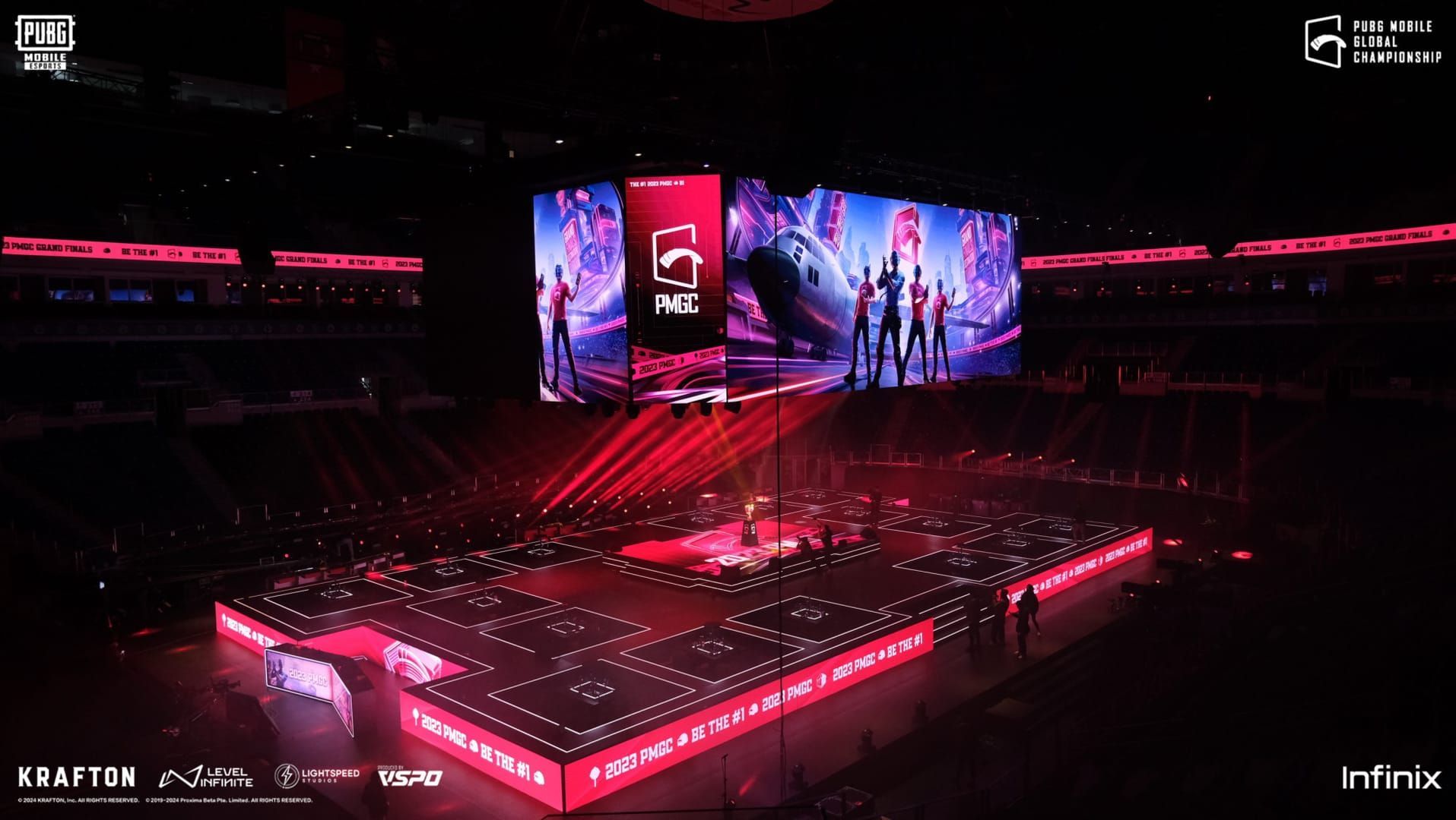 PUBG Mobile PMGC 2025 esports arena venues integrated into game maps