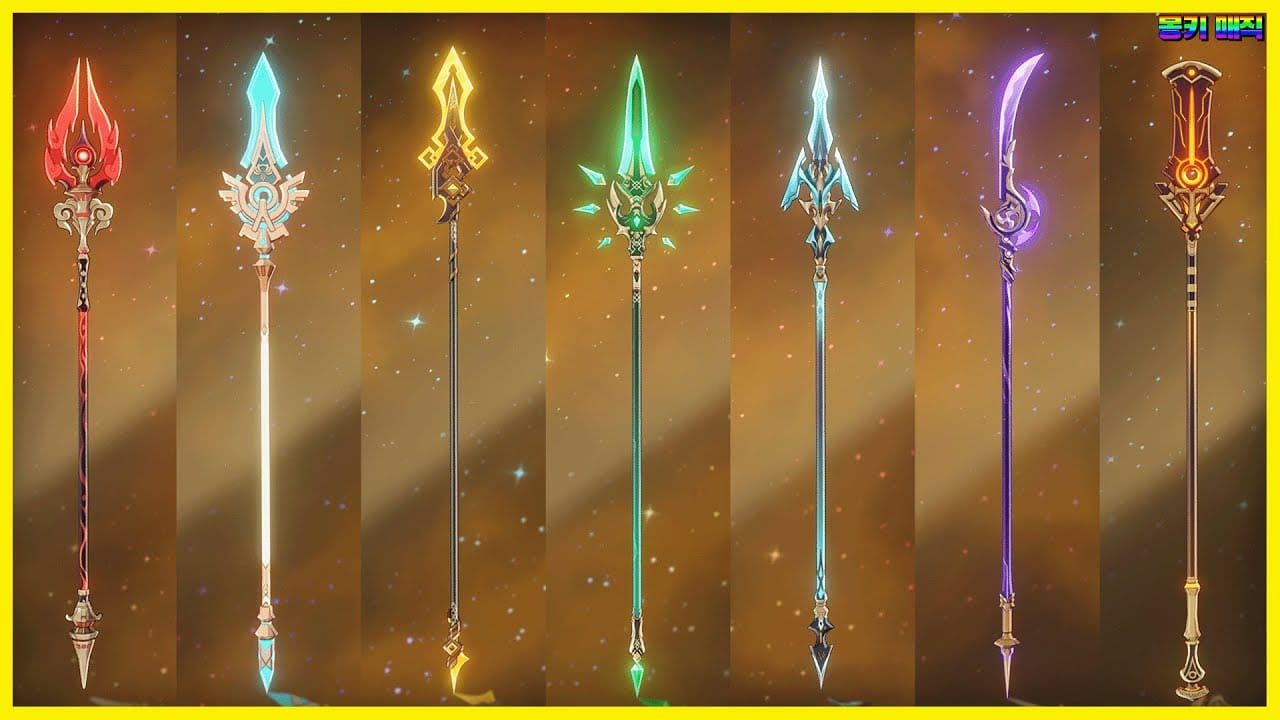 원신 아를레키노 추천 무기 비교