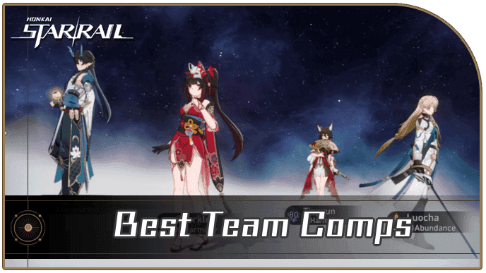 Team formation screen displaying Cyrene, Castorice, Evernight, and Hyacine in optimal positioning