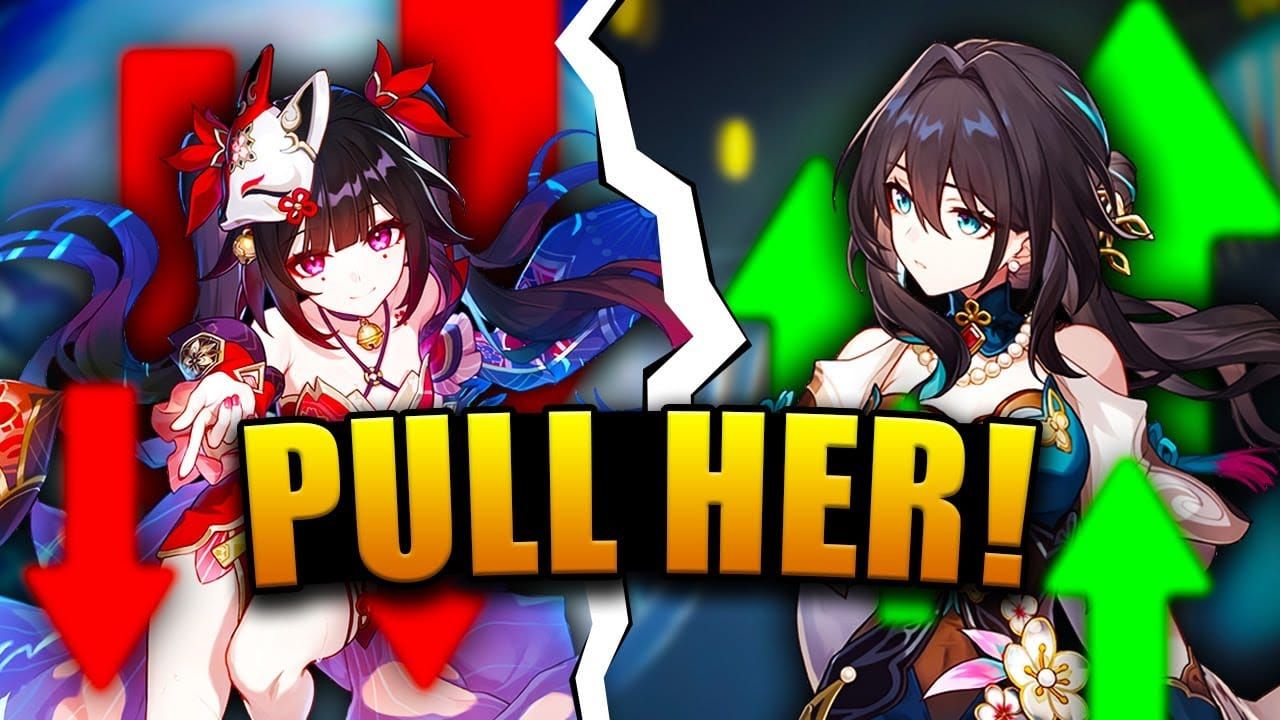 Honkai Star Rail characters Sparkle and Ruan Mei displayed together