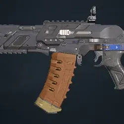 Blood Strike S-tier assault rifles including KAG-6, AK-47, and AR97 with weapon statistics