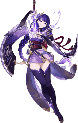 Raiden Shogun character artwork from Genshin Impact