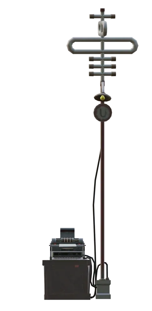 Identity V gameplay screenshot showing cipher machines distributed across the game map