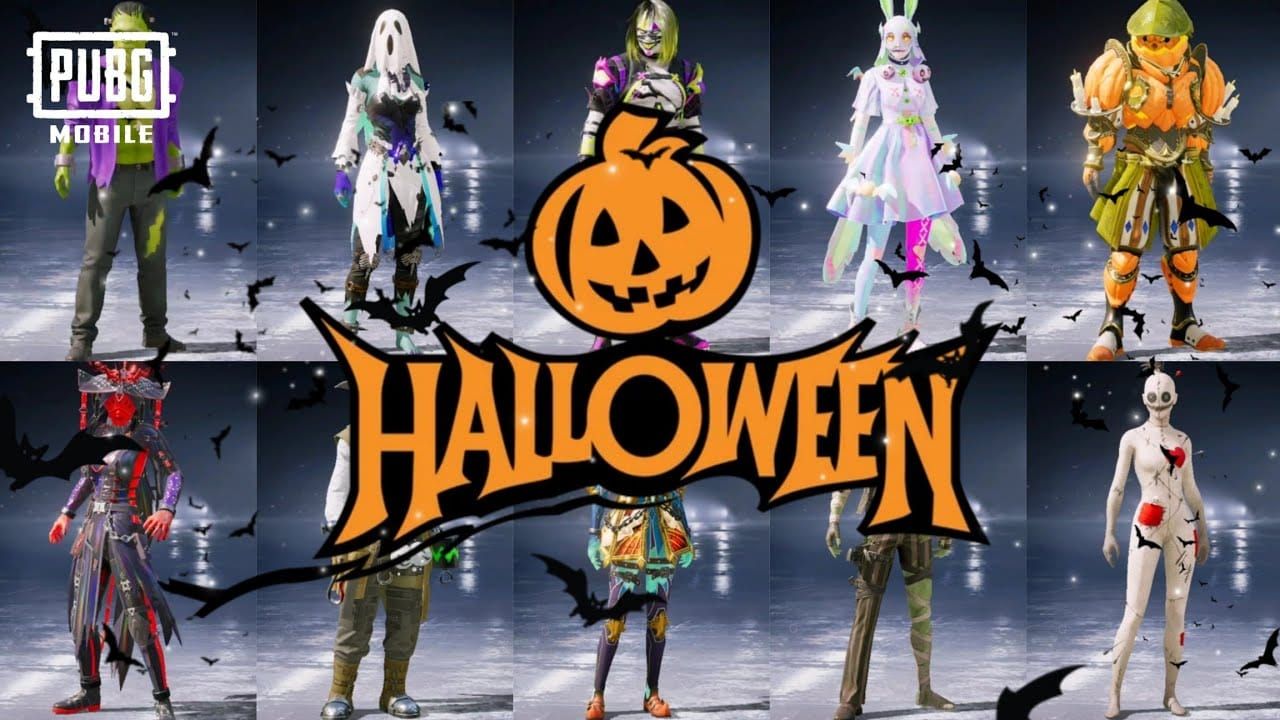 PUBG Mobile 4.0 exclusive Halloween character outfits and reward skins