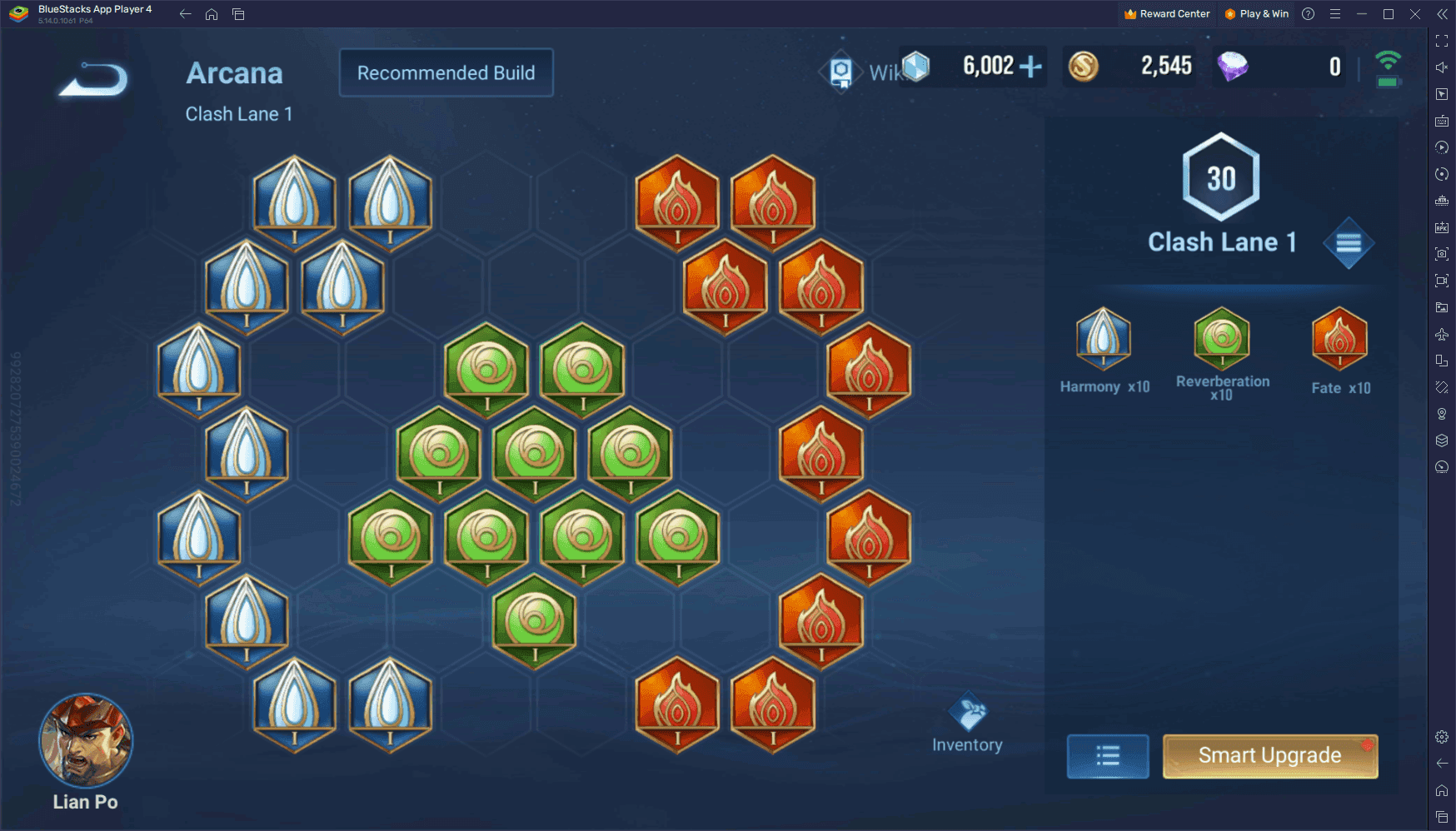 Honor of Kings tank equipment build showing Resistance Boots, Dominance Ice, Shield of the Lost, and Twilight Armor