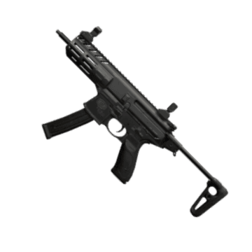 Arena Breakout Infinite MPX submachine gun with various attachment configurations