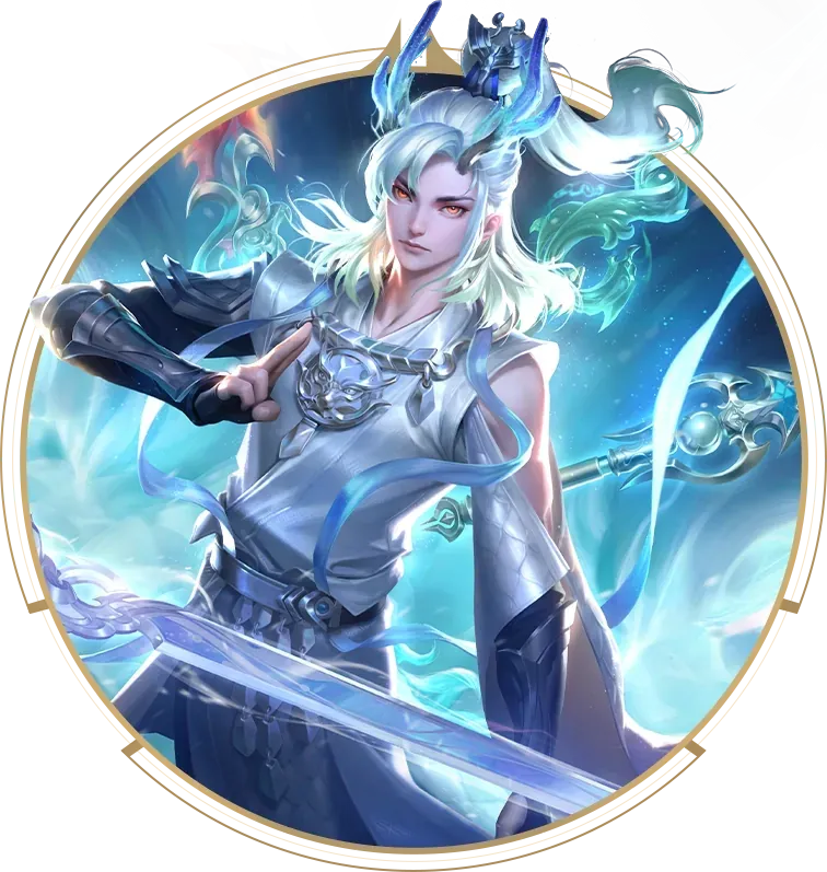 Loong character from Honor of Kings in dragon form, demonstrating his scaling potential as the top Duo lane ADC