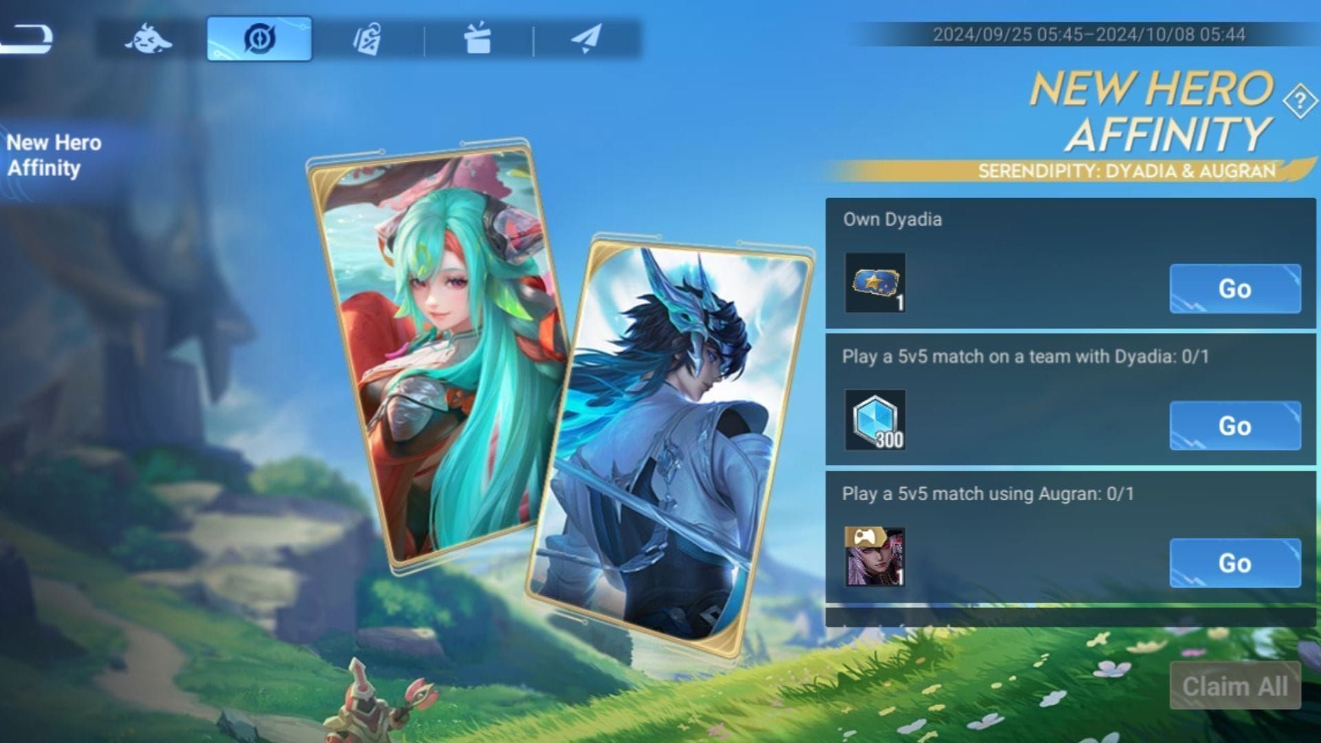 Honor of Kings patch update interface displaying hero balance changes and statistics