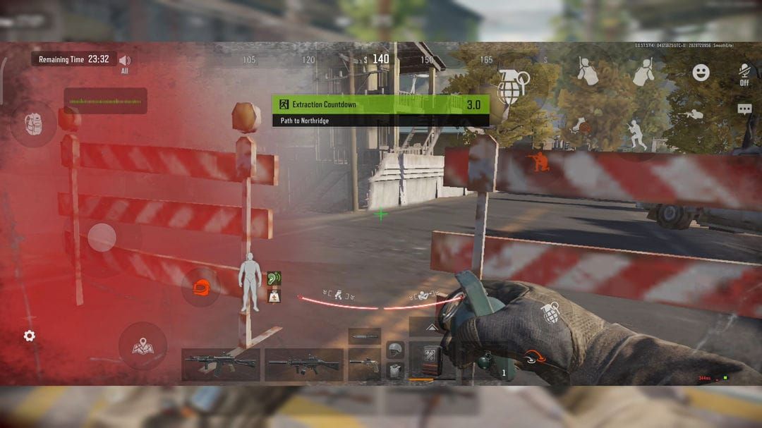 Arena Breakout Dam Sluice Gate extraction point with control panel interface