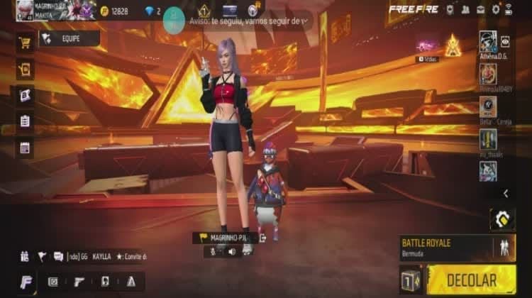 BIGO Live gaming stream featuring Free Fire gameplay with active chat and virtual gift animations