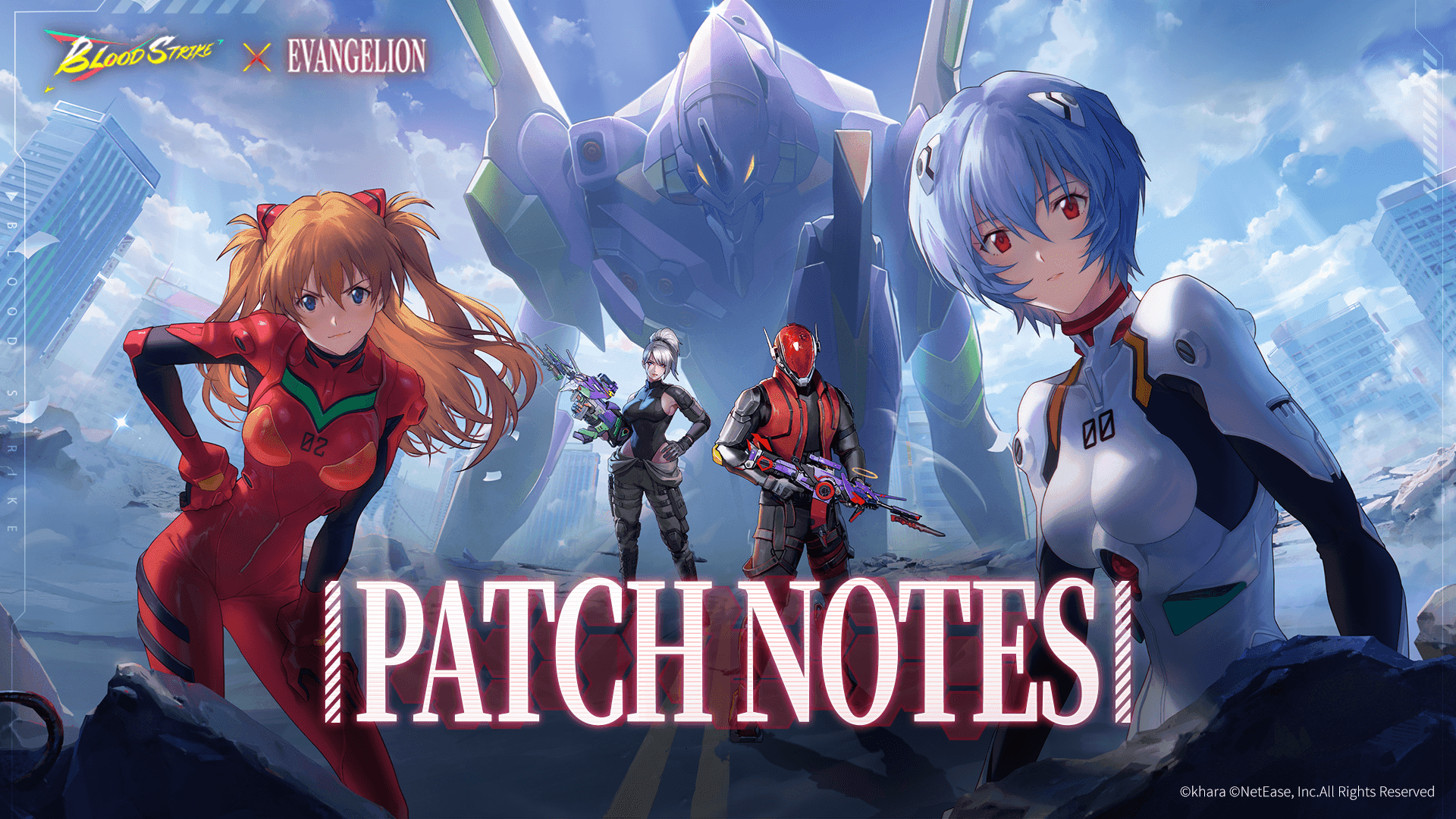 Blood Strike EVANGELION collaboration event interface