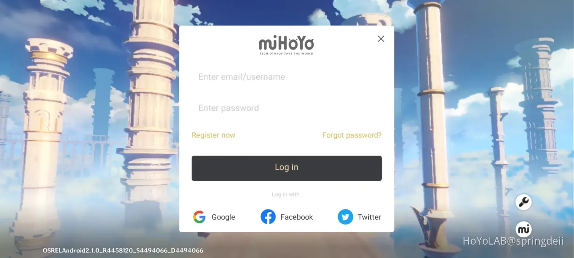 Genshin Impact game interface showing daily player engagement