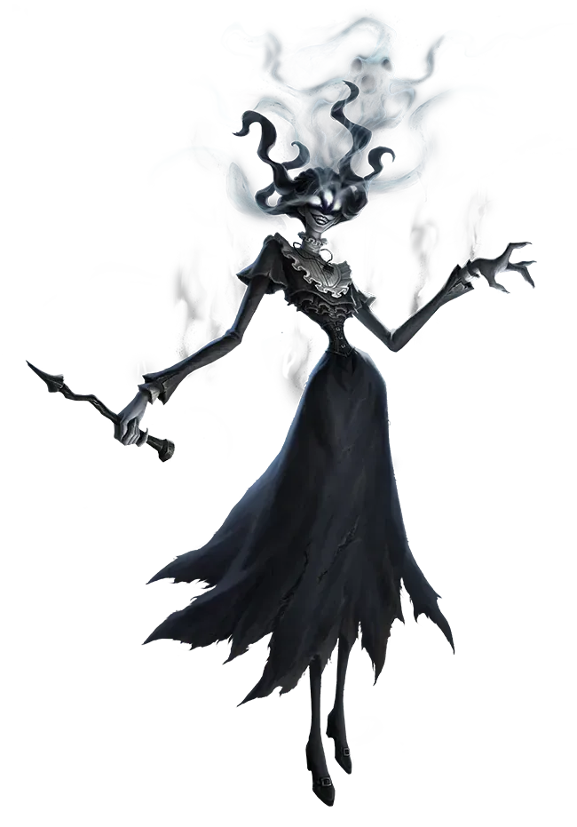 Identity V Hunter The Shadow Ivy gameplay screenshot showing area denial abilities