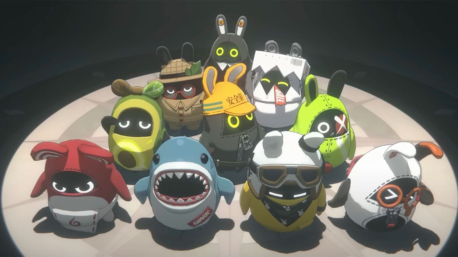 Zenless Zone Zero Bangboo companions including Sharkboo, Amillion, and Rocketboo