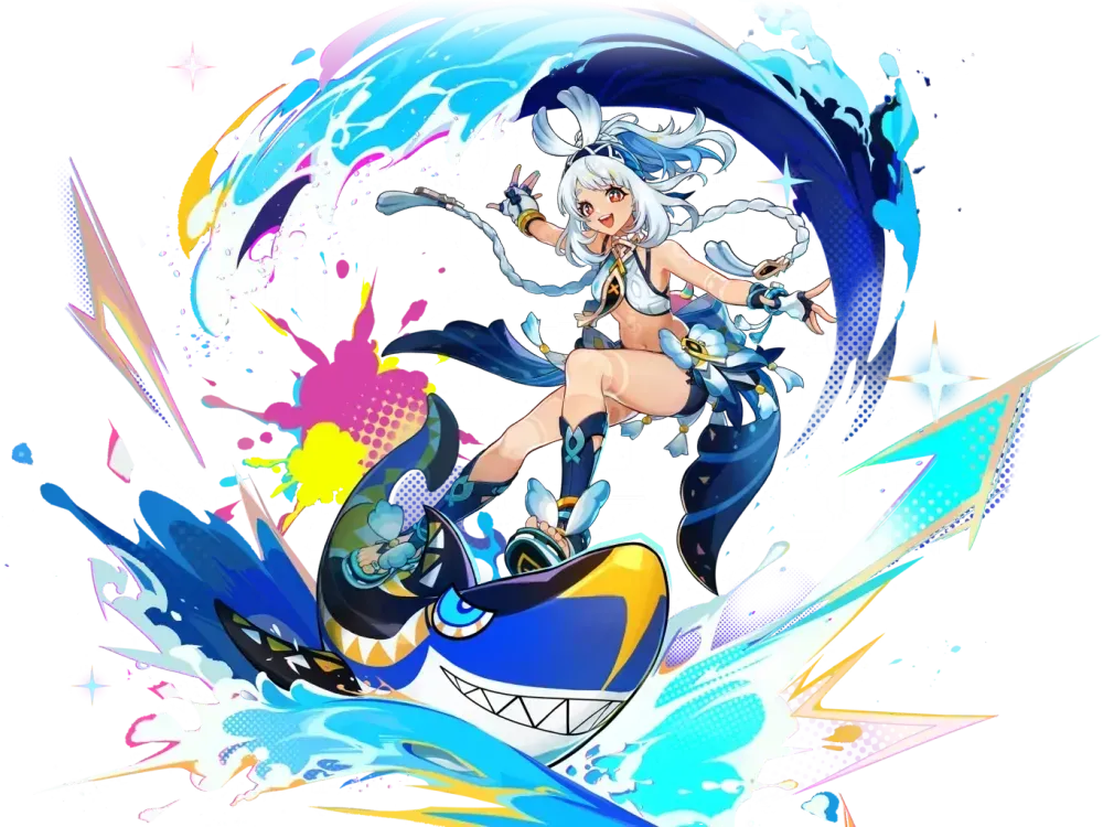 원신 말라니 수상 서핑으로 탐사하는 화면