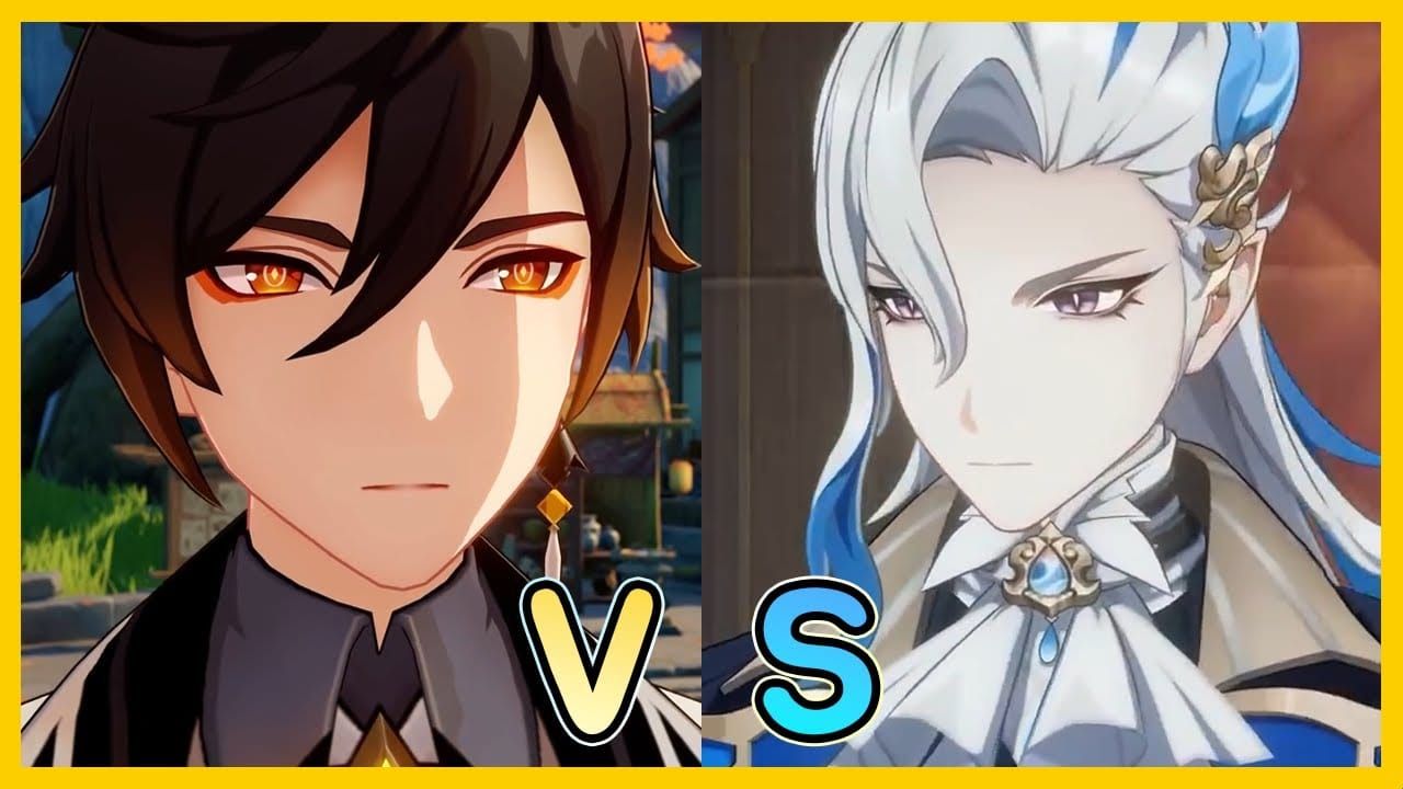 종려와 느비예트 캐릭터 비교 차트