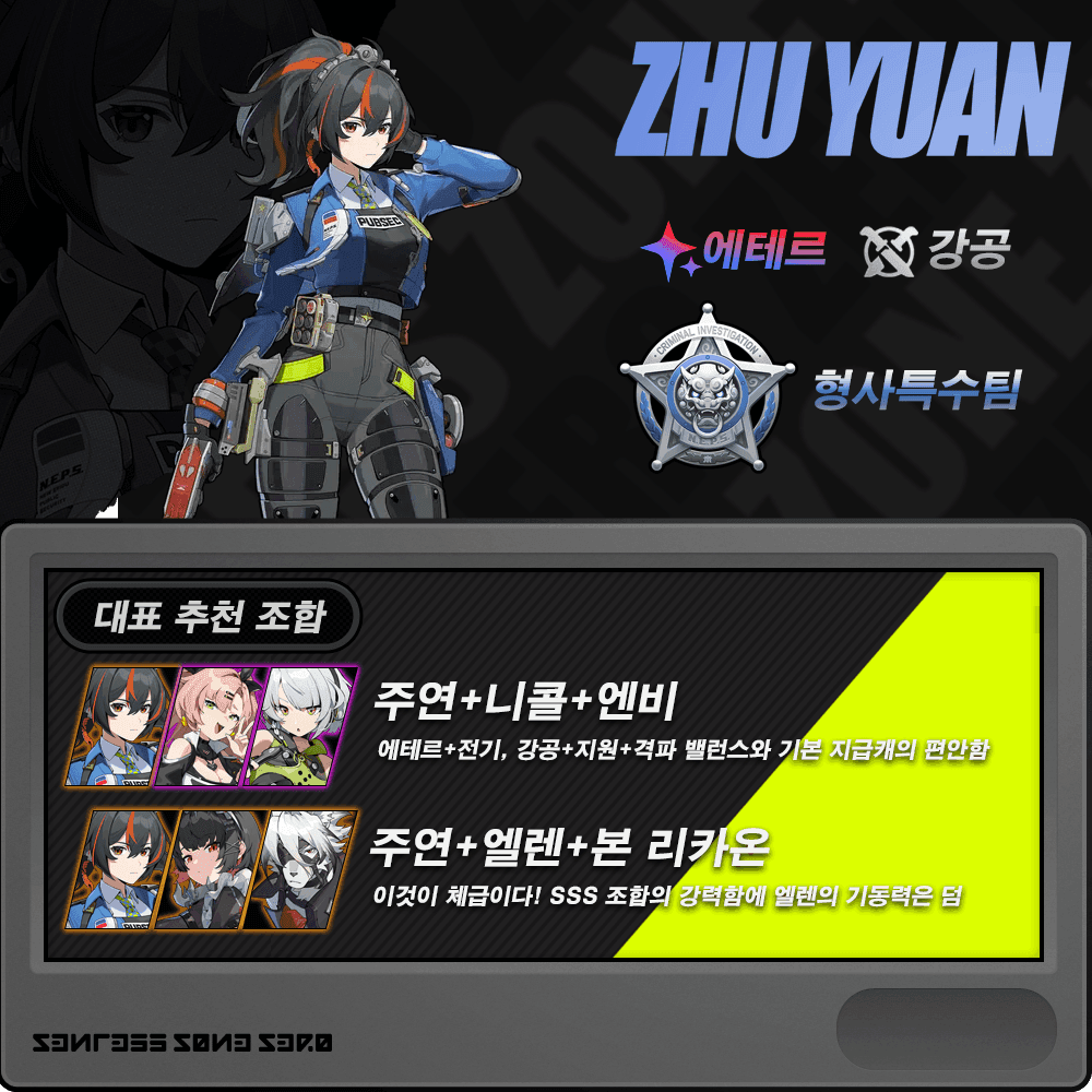 젠레스 존 제로 엘렌과 주연 파티 구성 가이드