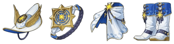 스타레일 거친 파도를 헤치는 선장 유물 세트