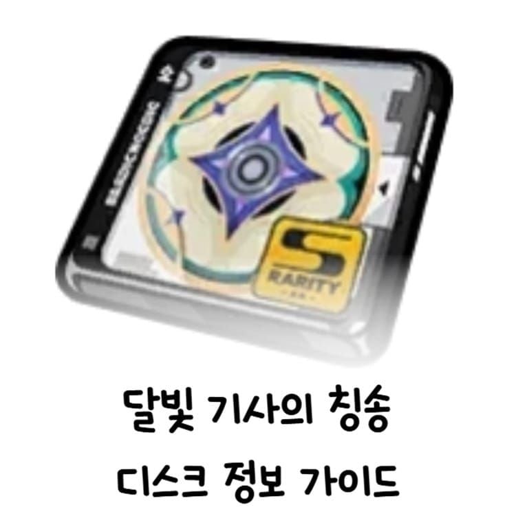 젠레스 존 제로 달빛 기사의 칭송 드라이브 디스크 세트