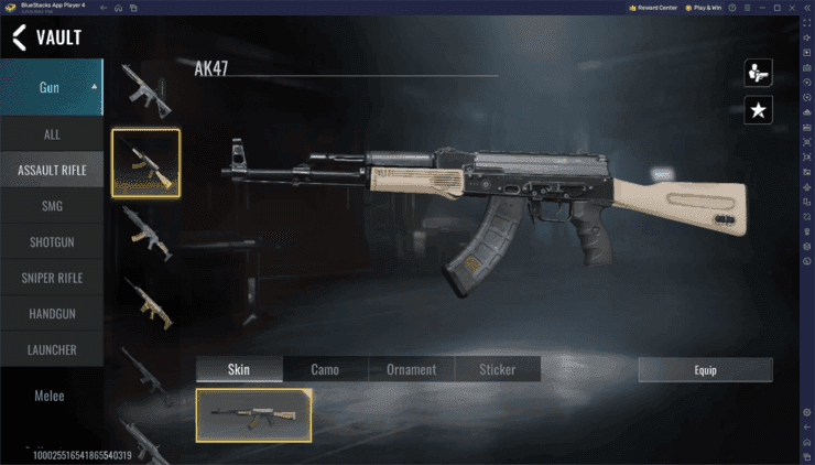 Blood Strike weapon performance chart showing TTK improvements and damage statistics for KAG-6 and P90 combinations