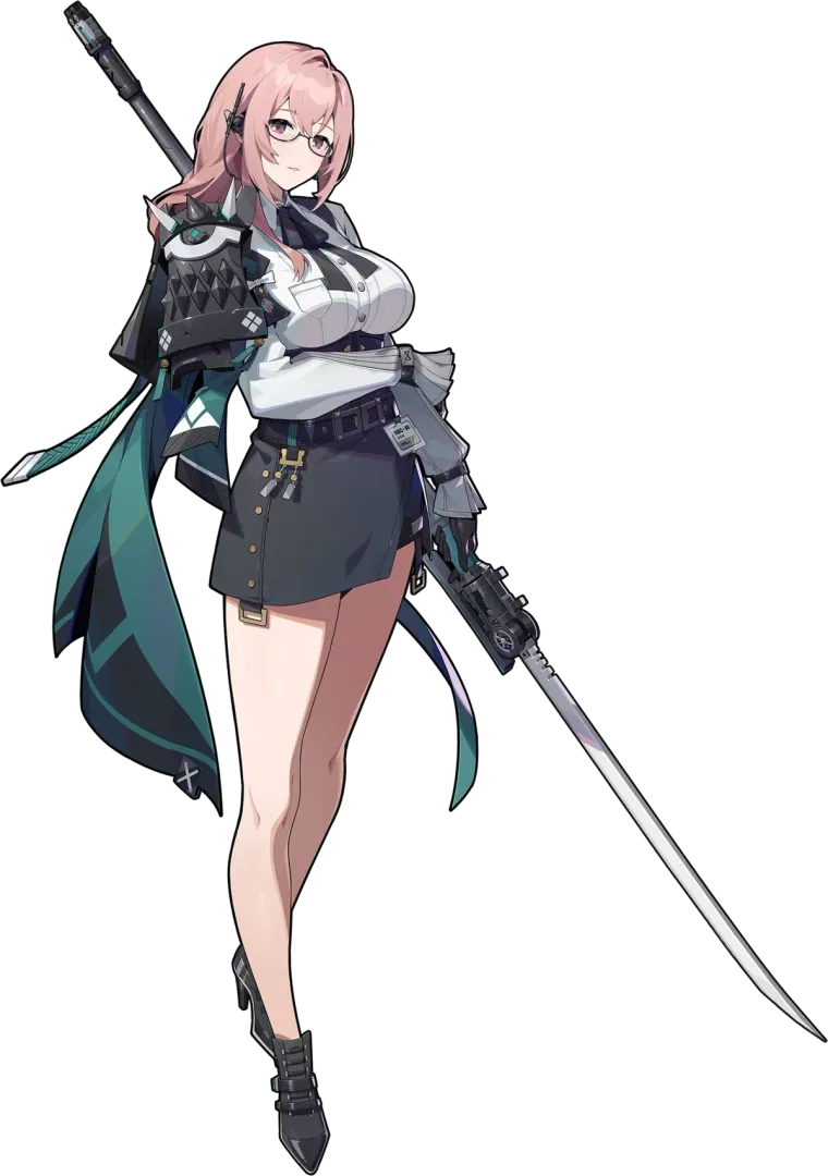 Tsukishiro Yanagi character portrait from Zenless Zone Zero