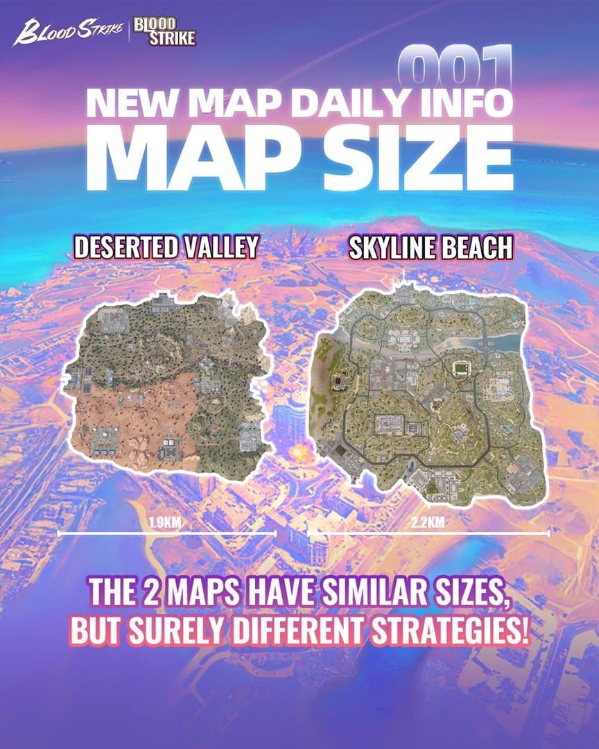 Blood Strike Skyline Beach map overview