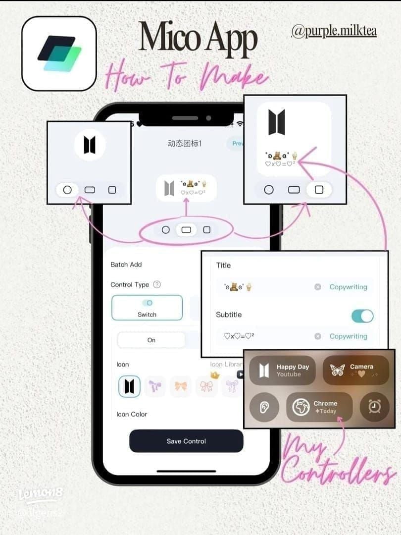 MICO live chat screen displaying messages, polls, and gift alerts