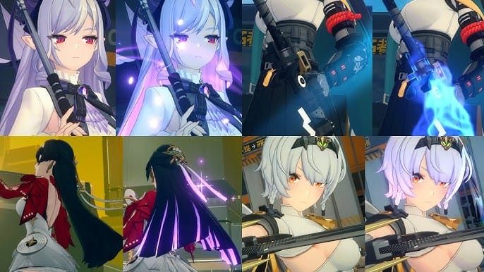 Zenless Zone Zero character with signature W-Engine visual effects