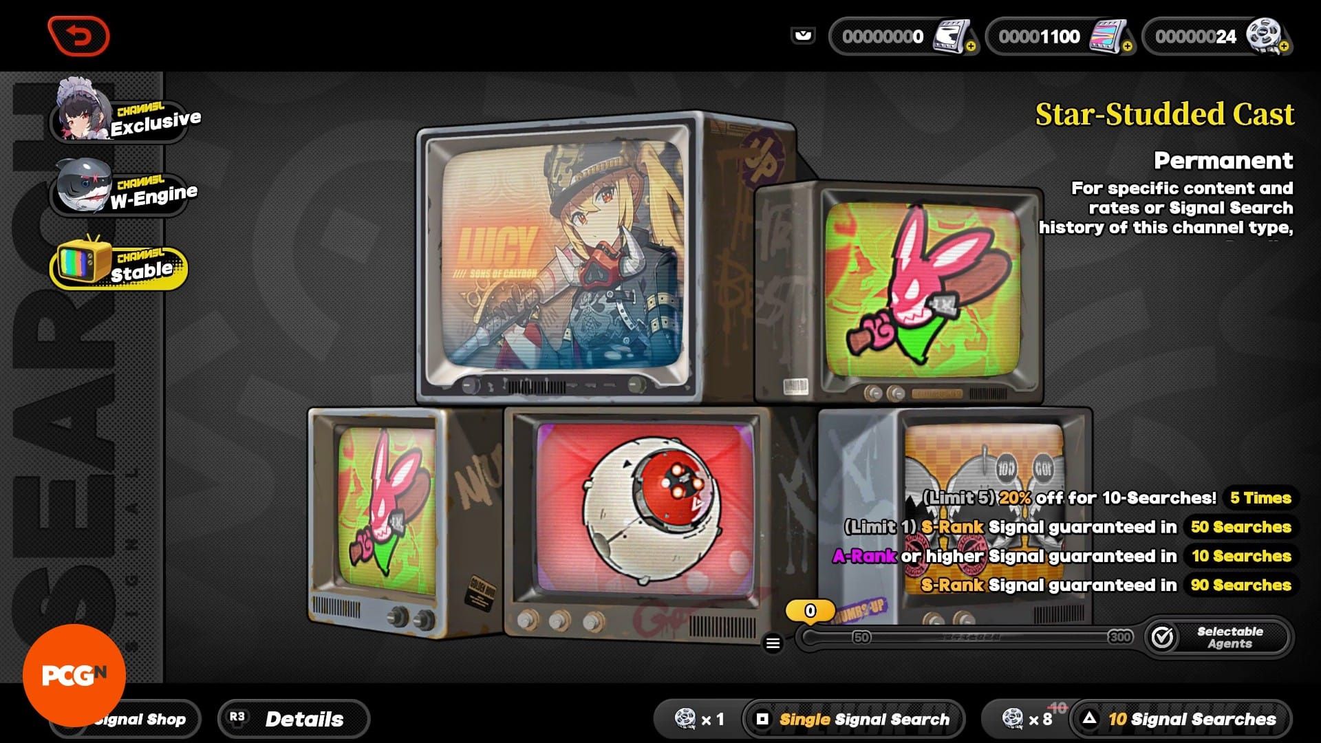 Zenless Zone Zero v2.5 Phase 1 banner interface featuring Zhao