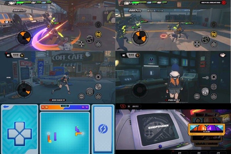 젠레스 존 제로 모바일 버전 게임 인터페이스