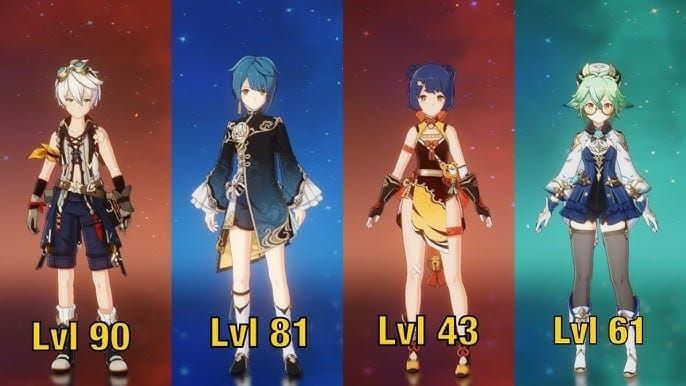 원신 F2P 대안 팀 비교 이미지