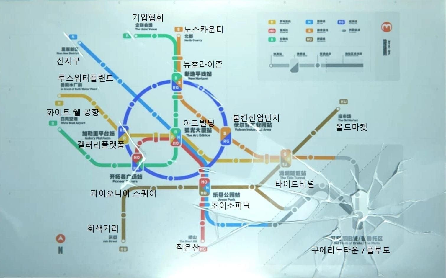 젠레스 존 제로 제로공동 층별 루트 지도