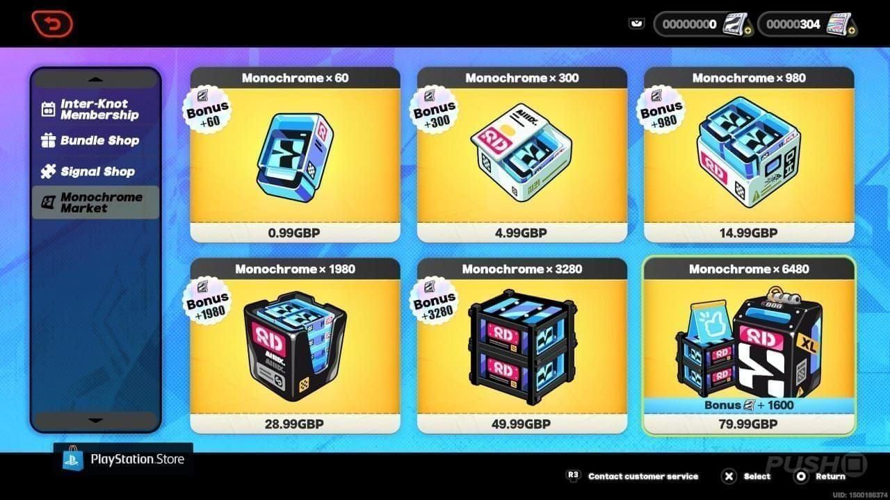 젠레스 존 제로 로프넷 충전 패키지 비교표