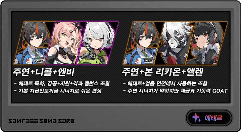 젠레스존제로 2.4 다이아린 SS급 물리격파 팀! 그로기35%↑ DPS19%↑ 빛나 휴고 빌드