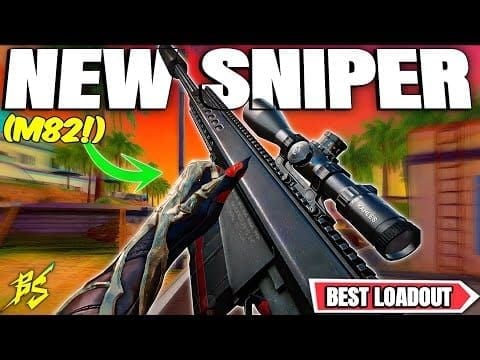 Blood Strike M82 sniper rifle with Heavy Barrel and BAS Laser attachments