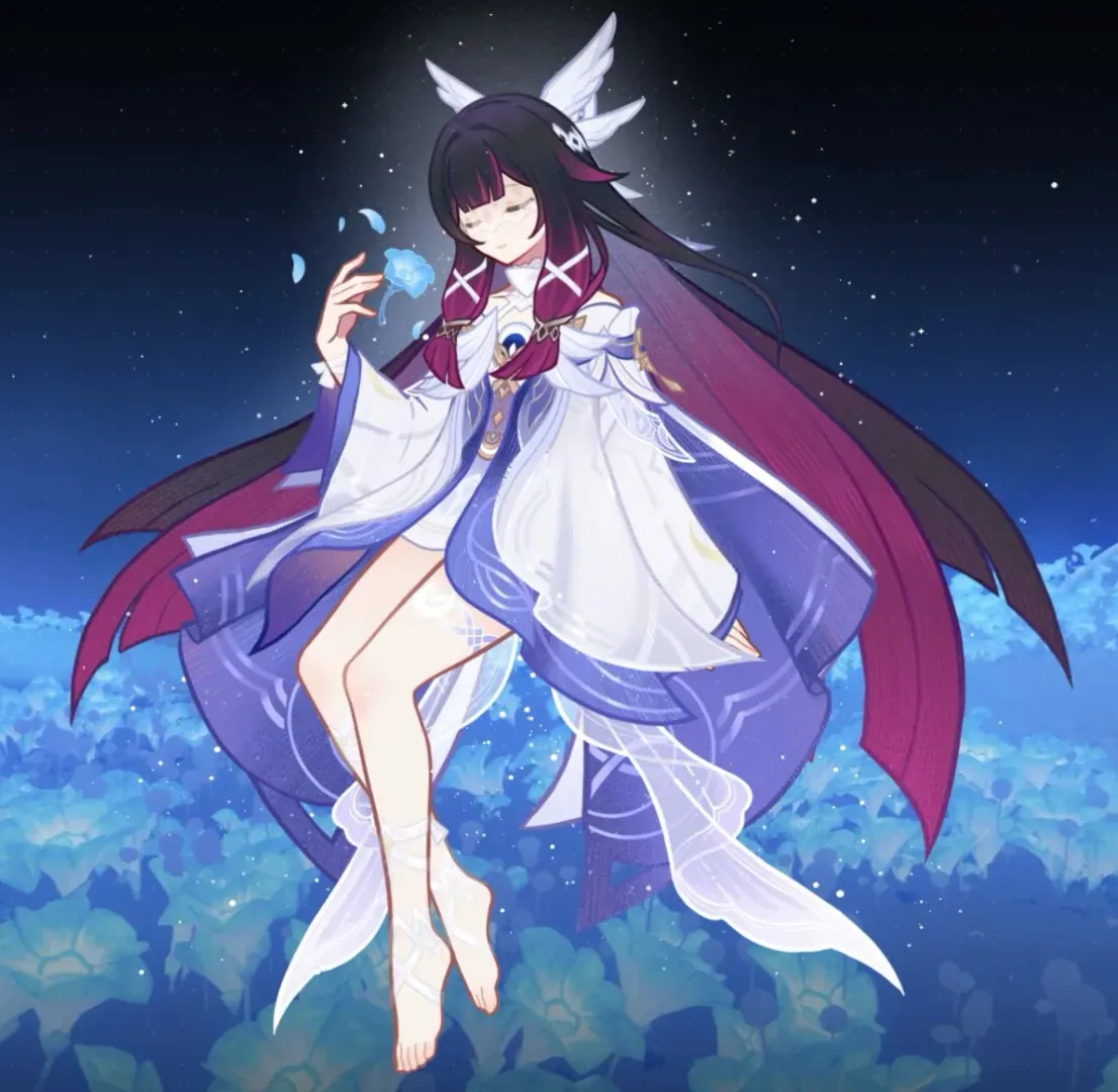 Genshin Impact Columbina Hydro Catalyst character artwork